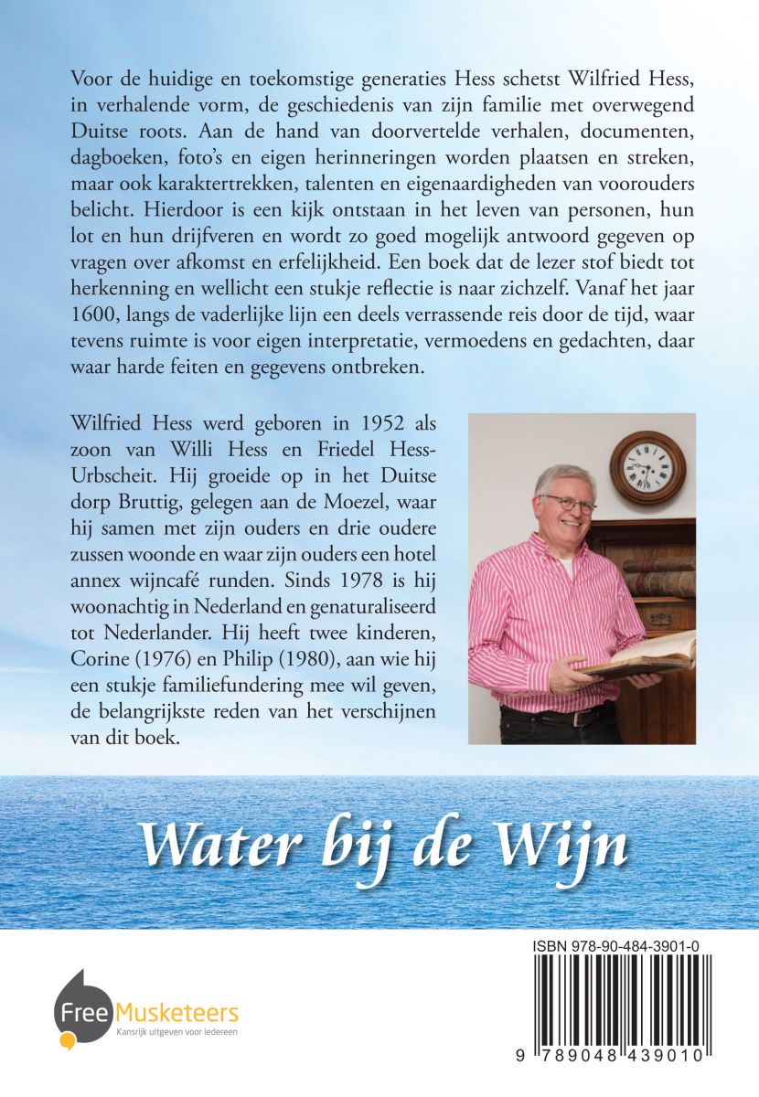 'Water bij de wijn' - Wilfried Hess, final editor of Anne Marie Westra-Nijhuis